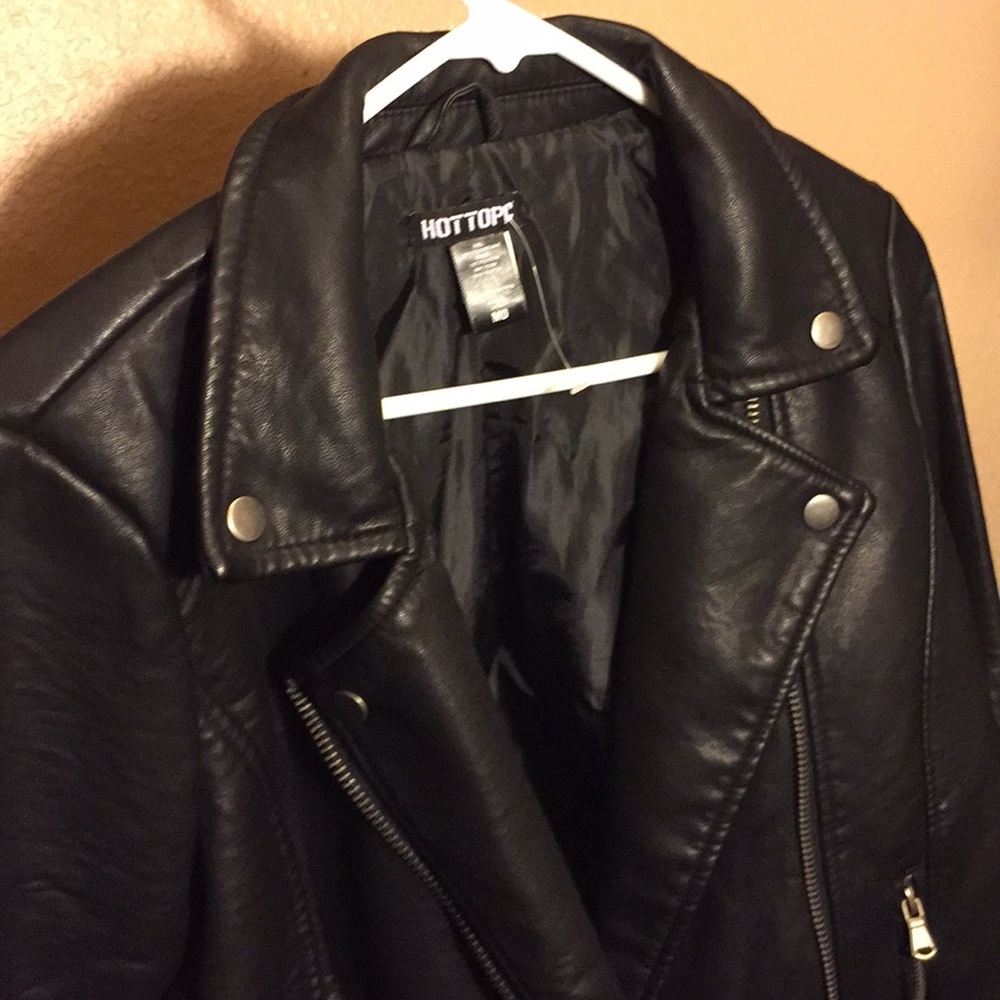 Faux Leather Jacket Hottopic Medium Nwot